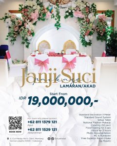 paket pernikahan dan paket lamaran di sofyan hotel jakarta periode 2025